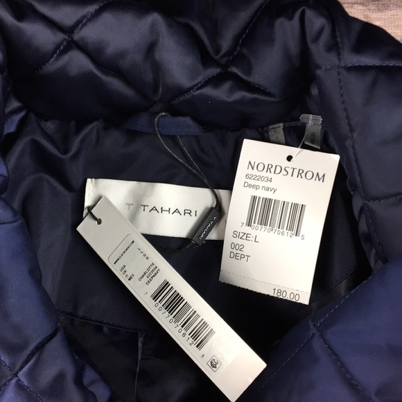 SOLD ❤️ NWT QUILTED T TAHARI CHARLOTTE JACKET - Picture 3 of 6